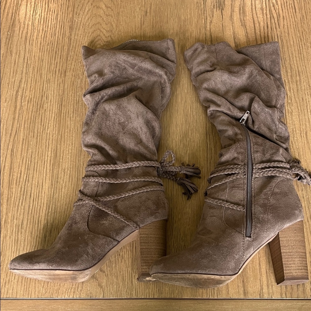 Brown Suede Women's Boots